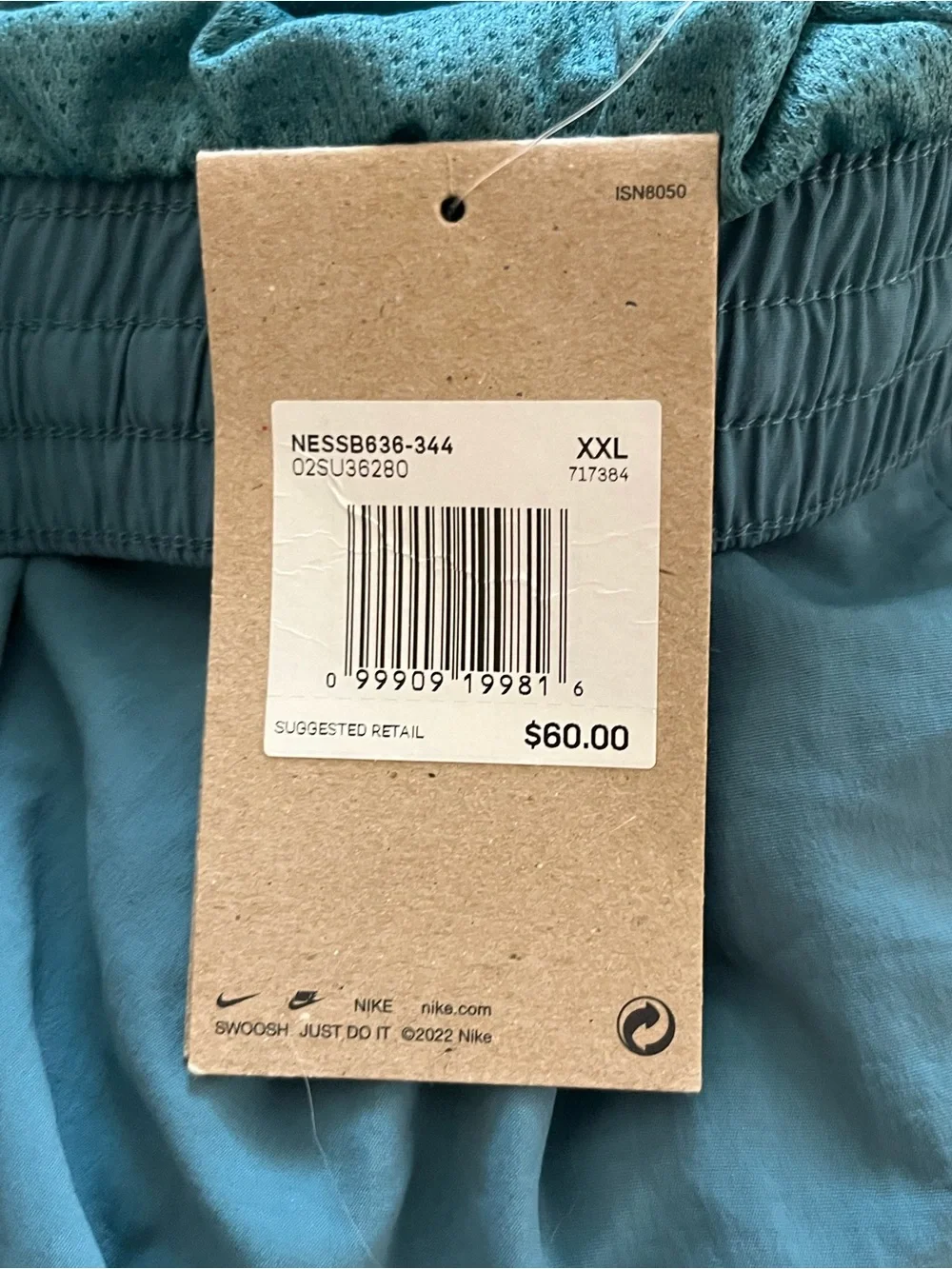 NWT - Nike Men's Move To Zero Swim Trunks